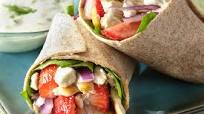 Chicken-Berry Gyro with Buttermilk Ranch Tzatziki Chicken-Berry Gyro with Buttermilk Ranch Tzatziki