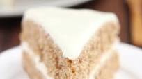 Spiced Hummus Cake with Vanilla Yogurt Frosting Spiced Hummus Cake with Vanilla Yogurt Frosting