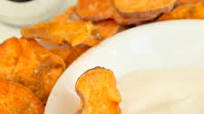 Baked Sea Salt and Vinegar Sweet Potato Chips Recipe Baked Sea Salt and Vinegar Sweet Potato Chips Recipe