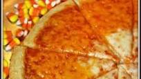 Candy Corn Cheese Pizza Candy Corn Cheese Pizza