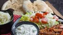 Tempeh-Gyros-Pfanne mit eigener Gewürzmischung Tempeh-Gyros-Pfanne mit eigener Gewürzmischung