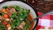 Crock-Pot Italian Sausage Tuscan Bean & Kale Soup Recipe Crock-Pot Italian Sausage Tuscan Bean & Kale Soup Recipe
