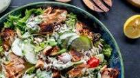 Spicy Salmon Pasta Salad (Mayo-Free) Spicy Salmon Pasta Salad (Mayo-Free)