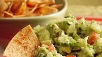 Guacamole with Chipotle Tortilla Chips Guacamole with Chipotle Tortilla Chips