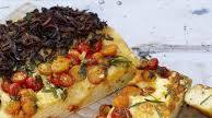 Three flavour focaccia Three flavour focaccia