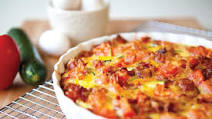 Vegetable and Bacon Quiche Vegetable and Bacon Quiche