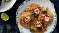 Tuna ceviche with ginger, chilli and corn Tuna ceviche with ginger, chilli and corn