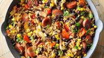 Confetti Kielbasa Skillet Confetti Kielbasa Skillet