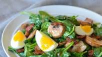 Spinach Salad with Warm Bacon Dressing Spinach Salad with Warm Bacon Dressing