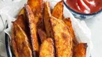 Roasted potato wedges Roasted potato wedges