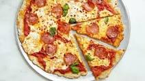 Whole-Grain Salami and Mozzarella Pizza Whole-Grain Salami and Mozzarella Pizza