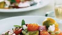 Heirloom Tomato Salad With Fresh Lady Peas Heirloom Tomato Salad With Fresh Lady Peas