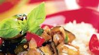 Thai Spicy Eggplant with Sweet Basil Thai Spicy Eggplant with Sweet Basil