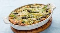 Impossible Asparagus and Ham Pie Impossible Asparagus and Ham Pie