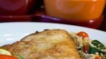 Turkey Cutlets with Orzo-Spinach Salad and Butter-Braised Squash Turkey Cutlets with Orzo-Spinach Salad and Butter-Braised Squash