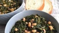 Black eyed peas and spinach Black eyed peas and spinach