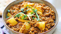 Aloo Keema Recipe Aloo Keema Recipe