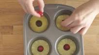 Mini Pineapple Upside-Down Cake Recipe Mini Pineapple Upside-Down Cake Recipe