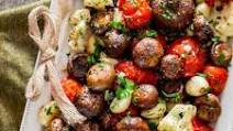 Italian Roasted Mushrooms and Veggies Italian Roasted Mushrooms and Veggies