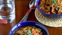 Hearty Chicken Sausage, Roasted Pepper and Whole Wheat Orzo Soup Recipe Hearty Chicken Sausage, Roasted Pepper and Whole Wheat Orzo Soup Recipe