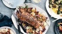 Pork Loin Roast with Caramelized Onions and White Wine–Dijon Sauce Pork Loin Roast with Caramelized Onions and White Wine–Dijon Sauce