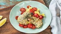 Rosemary-Crusted Chicken Thighs with Garlic Mashed Potatoes and Burst Tomatoes Rosemary-Crusted Chicken Thighs with Garlic Mashed Potatoes and Burst Tomatoes