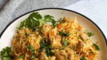 Easy one-pot chicken and rice recipe (aka plov) Easy one-pot chicken and rice recipe (aka plov)