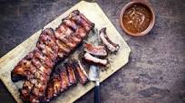 Costillas glaseadas a la miel con mostaza Costillas glaseadas a la miel con mostaza