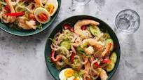 Glass Noodles With Shrimp and Spicy Mustard Sauce Glass Noodles With Shrimp and Spicy Mustard Sauce