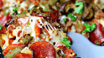 Keto Crustless Pizza Casserole Recipe Keto Crustless Pizza Casserole Recipe