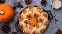 Pumpkin Spice and Chocolate Stuffed Dough Balls Pumpkin Spice and Chocolate Stuffed Dough Balls