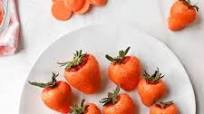 Chocolate-Dipped Strawberry Carrots Chocolate-Dipped Strawberry Carrots