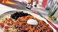 Stacked Red Chili Enchiladas Stacked Red Chili Enchiladas