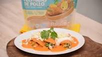 Encacahuatadas con pechuga de pollo Encacahuatadas con pechuga de pollo