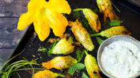 Baked Squash Blossoms Baked Squash Blossoms