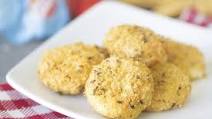 Air-Fryer Crispy Cheese Bites Air-Fryer Crispy Cheese Bites