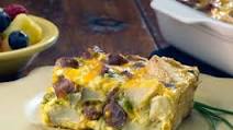 Cheesy Sausage & Potato Breakfast Casserole Cheesy Sausage & Potato Breakfast Casserole
