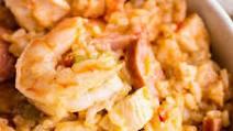 Instant Pot Chicken and Sausage Jambalaya with Shrimp Instant Pot Chicken and Sausage Jambalaya with Shrimp