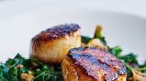 Seared Scallops with Apple Cider-Balsamic Glaze | she cooks...he cleans Seared Scallops with Apple Cider-Balsamic Glaze | she cooks...he cleans