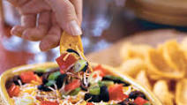 Layered Spicy Black Bean Dip Layered Spicy Black Bean Dip