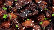 Honey Garlic Baked Pork Bites Honey Garlic Baked Pork Bites