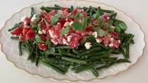 Roasted Asparagus Salad with Tomatoes, Feta and Basil Roasted Asparagus Salad with Tomatoes, Feta and Basil