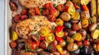 Sheet Pan Bruschetta Chicken Sheet Pan Bruschetta Chicken