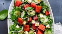 Watermelon Feta & Basil Salad Watermelon Feta & Basil Salad