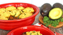 Tex Mex Chicken Casserole with Cornbread Topping + Homemade Cornbread Mix Tex Mex Chicken Casserole with Cornbread Topping + Homemade Cornbread Mix