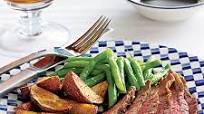 Grilled Steak with Roasted Potatoes Grilled Steak with Roasted Potatoes