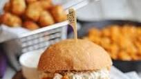 Buffalo chickpea sandwich with vegan blue cheese Buffalo chickpea sandwich with vegan blue cheese