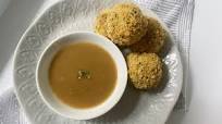 Oven-baked mashed potato balls Oven-baked mashed potato balls