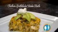 Chicken Enchiladas Verde Stack Chicken Enchiladas Verde Stack
