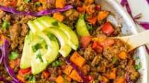 Mexican Sweet Potato Skillet (Paleo, Whole30) Mexican Sweet Potato Skillet (Paleo, Whole30)